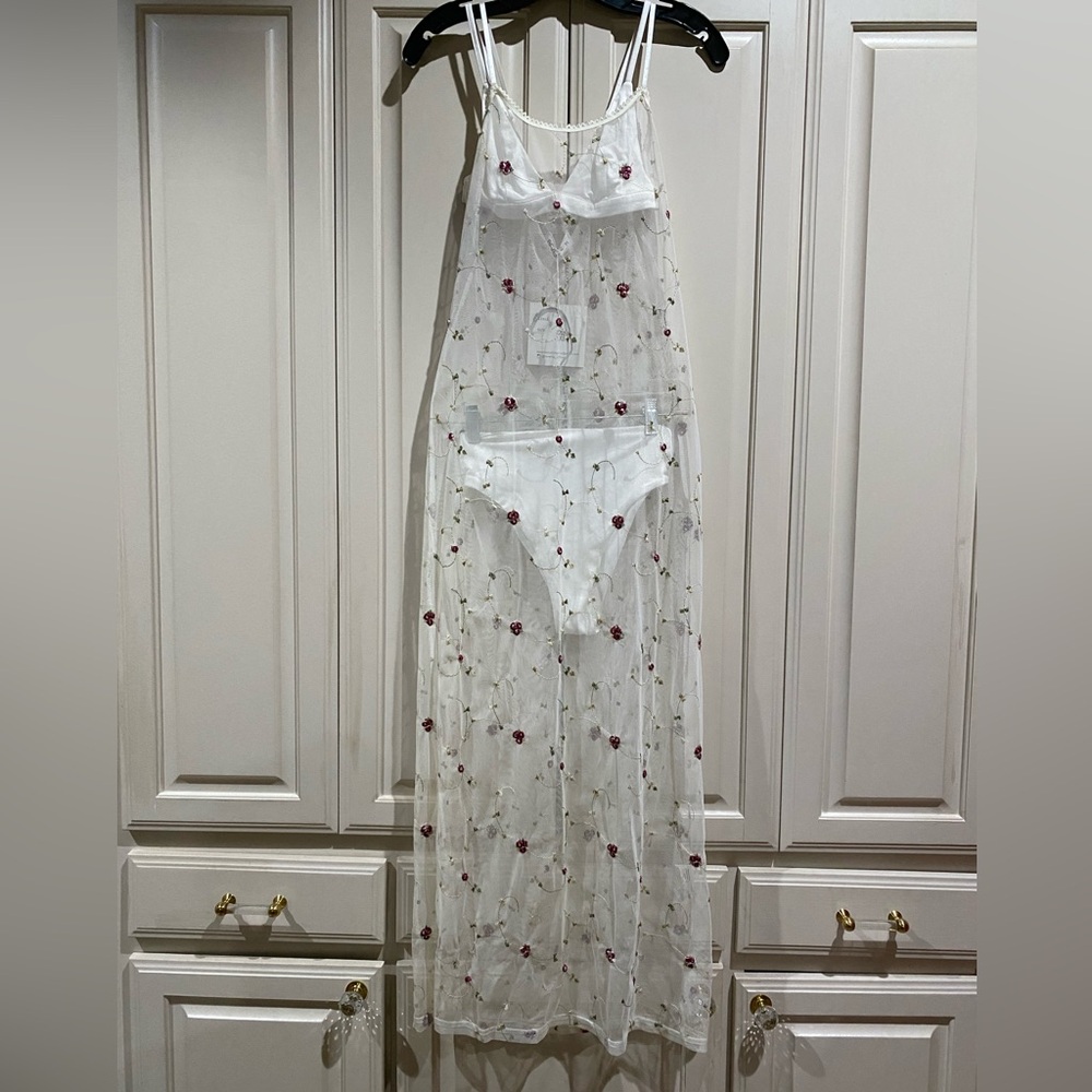 REVERSE sheer maxi dress